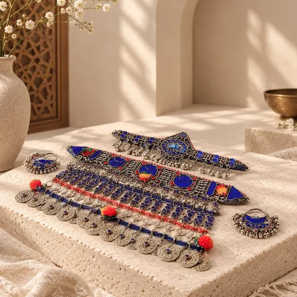 Kuchi-Style Jewelry Set